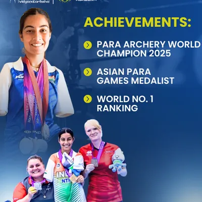 The achievements of Para Archery World Champion Sheetal Devi, who rose to World No. 1 ranking, are a source of immense inspiration. Her story challenges everyone to ask, "What's your excuse?"