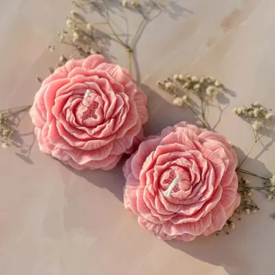 Our beautiful peony candles are perfect for any occasion, from wedding return gifts to festive decor. They are intricately detailed and smell amazing.