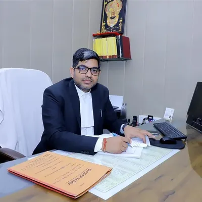 At my desk in my Pitampura office, where I prepare for cases and strategize the best approach for my clients. Whether it's a matter for the Rohini Court or the Supreme Court, the preparation starts right here.