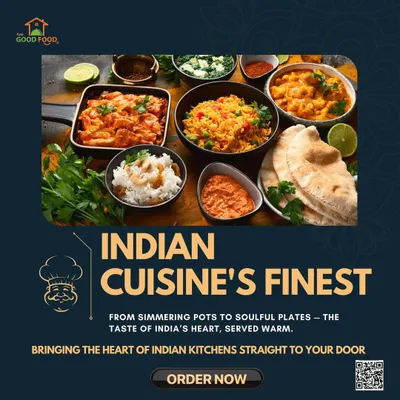 We bring the heart of Indian kitchens straight to your door. This spread of Indian cuisine, from paneer butter masala to flavorful rice, showcases the finest heritage recipes served warm and fresh.