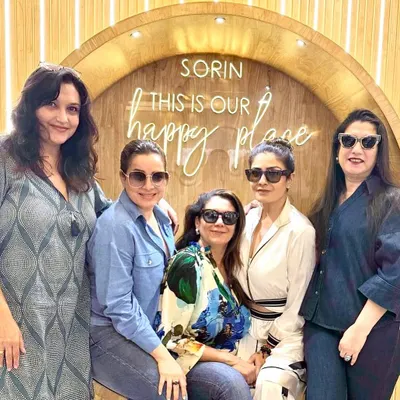It was a pleasure to host these celebrated actors for an afternoon of indulgence and wellness. I am honored that they choose my salon to relax and rejuvenate.