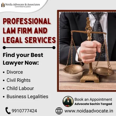 My professional law firm provides a range of legal services. You can find your best lawyer for matters including divorce, civil rights, child labour, and business legalities.
