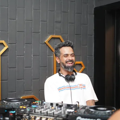 A moment of gratitude. This picture was taken as I celebrated 23 years in my DJing career, thankful for all the love and support on this incredible journey.