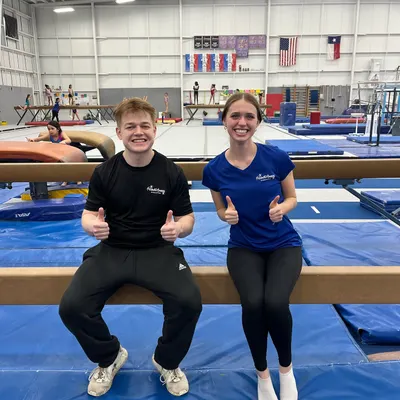 Let's give a huge thumbs up to our March stars! We love celebrating our staff, and here are our Employee of the Month and Super Sub. Their hard work and positive attitudes make our gym a better place.