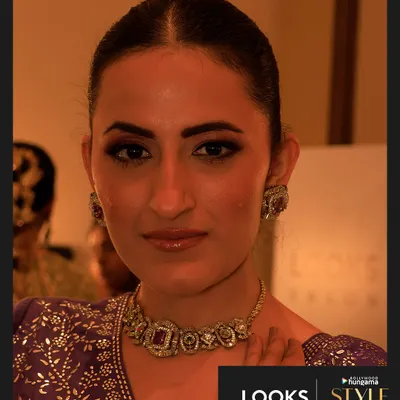 A glimpse of the stunning looks we created as the official Glam Partner for the Bollywood Hungama Style Icon Summit & Awards. This beautiful, glowing makeup look is a perfect example of our red carpet-ready artistry.
