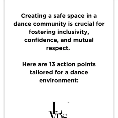 Creating a safe space is the foundation of our community. We believe this is crucial for fostering inclusivity, confidence, and mutual respect. Here are the principles we stand by.