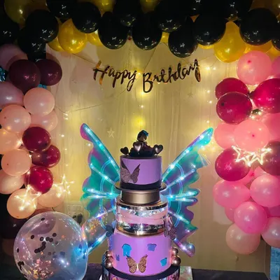 This viral butterfly cake is the ultimate party centerpiece, complete with large, light-up wings that create a stunning visual effect. The multi-tiered design is perfect for making a big impression.