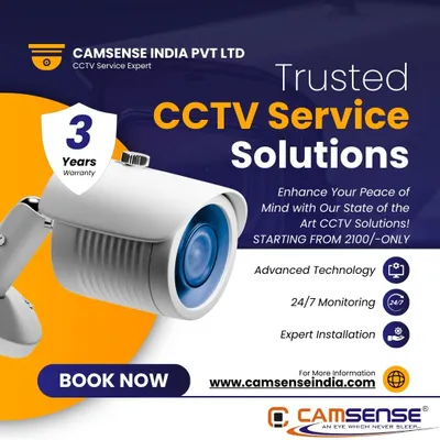 I offer trusted CCTV service solutions with a 3-year warranty. You can book now to get advanced technology and expert installation at a great price.