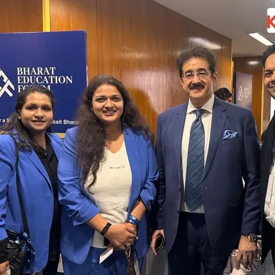 I was honored to represent KidyWidy at the Bharat Education Forum, standing alongside visionaries like Dr. Sandeep Marwah to discuss the future of education and innovation.