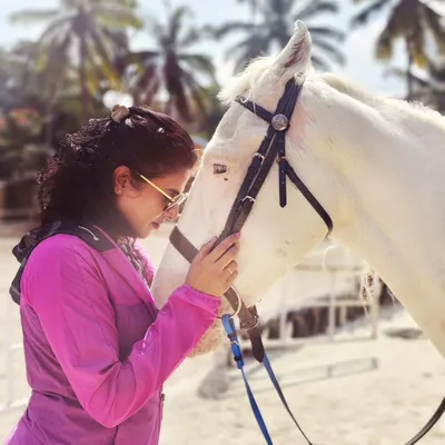 Another quiet moment captured between a rider and her horse. It's these connections that make every visit to the farm special.