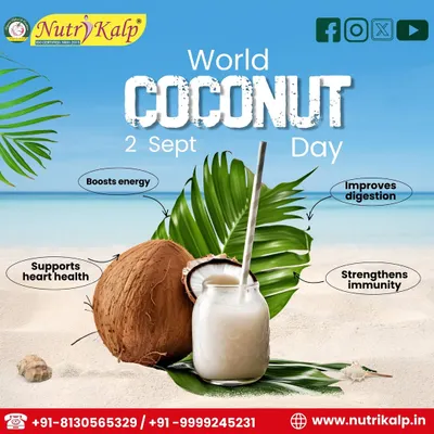 On World Coconut Day, we celebrate natural foods. Coconut is a great example of a simple ingredient that boosts energy, improves digestion, and strengthens immunity.