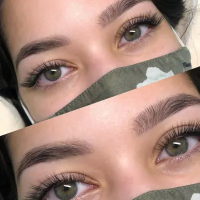This is a perfect example of an L-style Hybrid set. I combined the sharp lift of L-curl lashes with the texture of a hybrid application to create a look that is both defined and full.