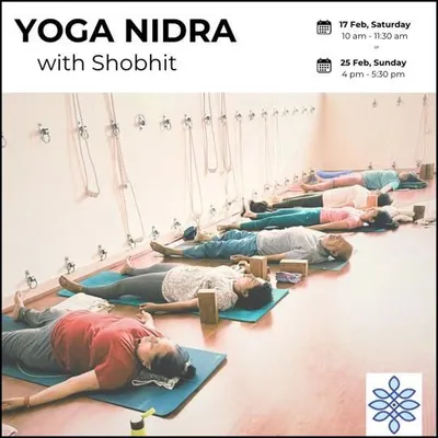 Our Yoga Nidra sessions offer a space for complete surrender. Participants are guided into a state of deep relaxation, allowing the body to rest and the subconscious mind to process and release stored tensions.