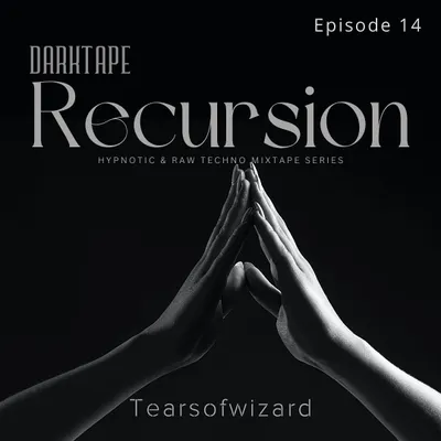 The cover art for 'Recursion,' an episode of my Darktape mixtape series. This project is where I explore the deeper, more hypnotic, and raw side of techno.