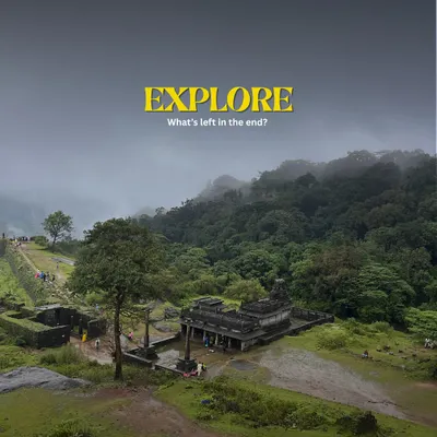 Exploring ancient ruins on a misty day. In the end, what's left are the places we've seen and the memories we've made.