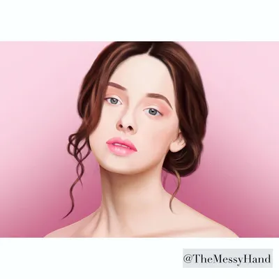 My first digital portrait created on Procreate. It was a long process, especially figuring out how to paint realistic hair, but I learned so much and was proud of the final result.