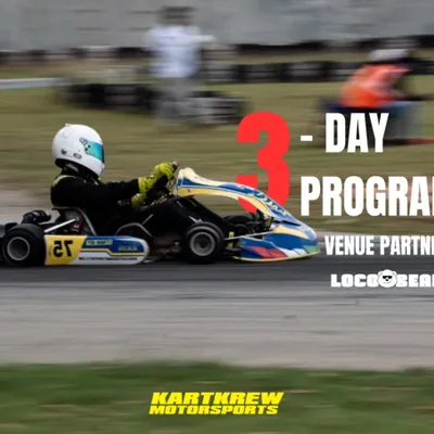 Our 3-day beginner program is an immersive experience designed to build a solid foundation in kart racing. We partner with top venues like Loco Bear in Bengaluru to provide a professional and safe training environment.