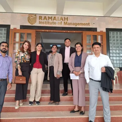 A great shot with my 'Training Squad' at the Ramaiah Institute of Management. Working alongside other talented soft skills trainers is always an incredible experience.