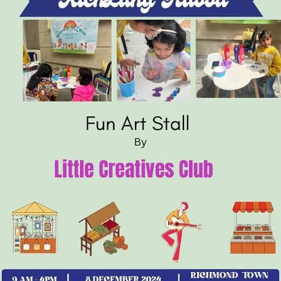 Our official poster for the RichLang Habba. We love being part of community events and offering a space where kids can get creative while parents shop.