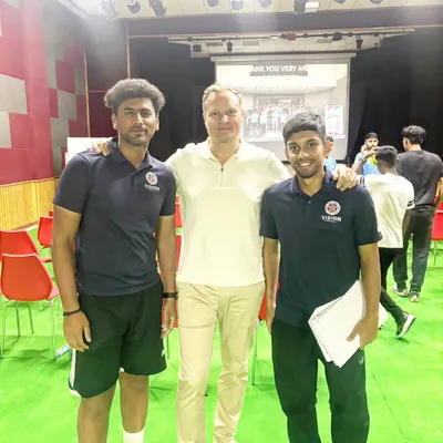 My coaches and I had an incredible opportunity to attend a workshop with a UEFA PRO License coach. We are always learning and bringing fresh insights and strategies back to the academy to elevate our training.