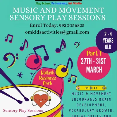 I am excited to announce our Music and Movement Sensory Play Sessions for children aged 2 to 4. These activities are fantastic for encouraging brain development, vocabulary growth, and social skills, all through the joy of music.
