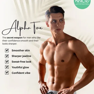 Alpha Tox is my secret weapon for men who like their confidence smooth and their looks sharper. It helps achieve smoother skin, a more defined jawline, and a youthful, confident vibe.