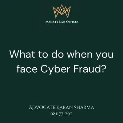 The question "What to do when you face Cyber Fraud?" can be overwhelming. I provide a clear, step-by-step legal strategy to navigate the process, starting with immediate actions to secure your finances.
