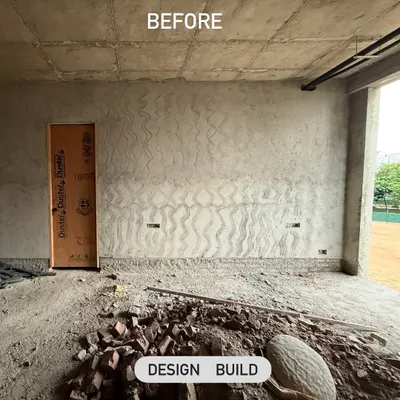 This is where it all begins. A raw, empty shell is a blank canvas for us. This "before" shot shows the potential we see in every project, no matter how basic it looks at the start.