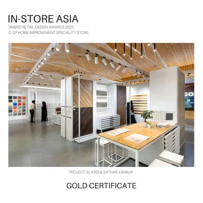 I was honored to win the Gold Certificate at the 2023 In-store Asia VMRD Retail Design Awards for the KL Abdul Sathar project, recognized in the Home Improvement Speciality Store category.