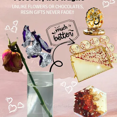 This is why I believe in resin gifts. Unlike flowers that wilt or chocolates that get eaten, a resin keepsake is forever, not fragile. It's a gift that truly never fades.