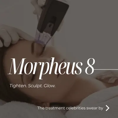 This is the Morpheus8 treatment, which I often recommend for anyone looking to tighten, sculpt, and achieve a lasting glow. It combines radiofrequency with microneedling to remodel skin and fat for a firmer, more youthful appearance without surgery.