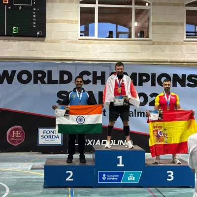 A moment of immense pride for our community. Our CrossFit trainer, Nirav Koli, stands on the podium after winning silver at the IKMF World Championship in Spain. His success is a testament to the world-class training and dedication nurtured right here at PDP.