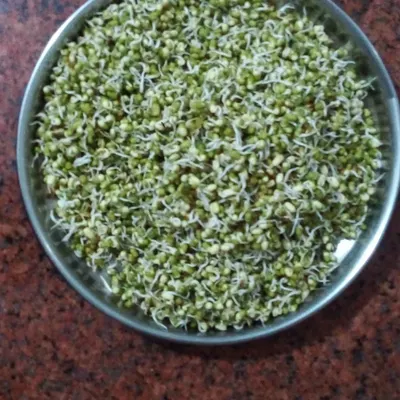 Here’s another look at one of my favorite natural protein sources, sprouted moong. It’s a simple, vegan, and fiber rich snack that’s perfect for fueling up before a long run or a day of activities. I’ll show you how easy it is to incorporate foods like this into your diet.