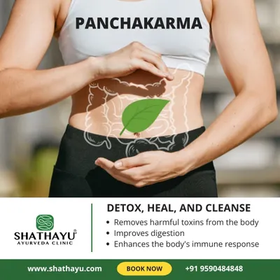 If you're feeling sluggish, a Panchakarma detox can help reset your system. This image illustrates how the therapy focuses on cleansing the gut to remove harmful toxins, improve digestion, and enhance your immune response.