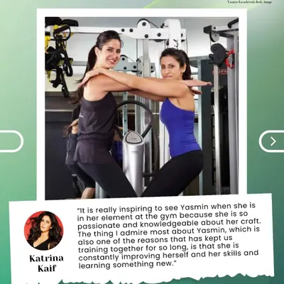 Katrina Kaif highlights my passion and deep knowledge of the craft. This commitment to continuous learning is a core value I instill in all my teacher trainees.