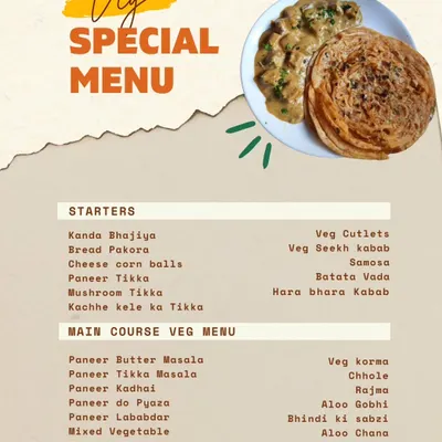 Planning a vegetarian party? Here is my special veg menu to give you some ideas. It features a wide range of starters like Paneer Tikka and main courses like Malai Kofta and Veg Korma.