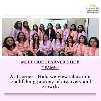 I am so proud of my dream team at Learner's Hub. Together, we are united in our mission to educate, engage, and empower young learners every single day.