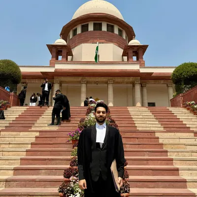 A clear day at the Apex Court. My practice involves preparing and arguing cases here, covering civil, criminal, and constitutional law.