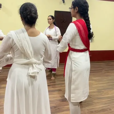 A candid moment from our second-anniversary celebration. Here, students practice their form and posture, showing the discipline and grace we cultivate in every class.