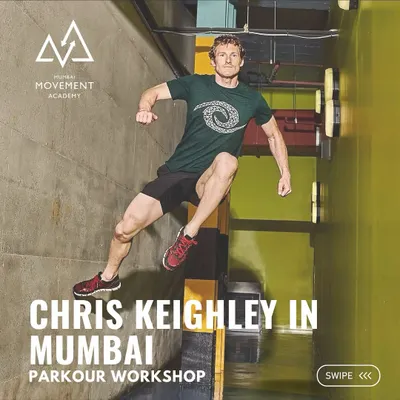 An announcement for our exclusive parkour workshop in Mumbai with Chris Keighley, one of the world's most experienced ADAPT coach educators. A rare chance to learn from the best.
