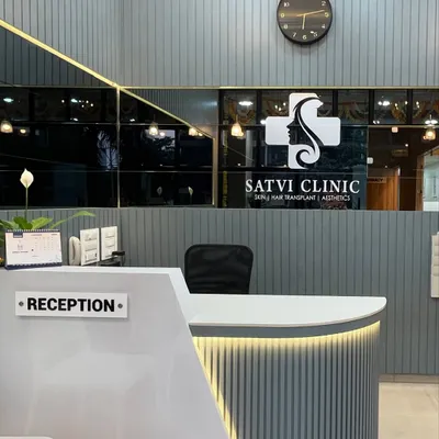 The reception at my clinic is designed to be a clean, modern, and welcoming space. My team and I prioritize patient comfort and a hygienic environment for every procedure.