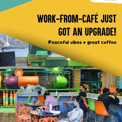 Work-from-café just got a major upgrade! My space at Bannerghatta Road offers peaceful vibes and great coffee, all while your kids have a blast in the play area just feet away.