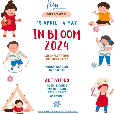 Announcing our "In Bloom" Summer Camp! A place for children to explore their creativity through music, dance, sports, and arts and craft. It's all about having serious fun!