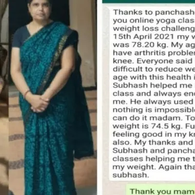 A student shares her inspiring journey of losing weight and finding relief from arthritis pain. Her message highlights how our supportive guidance helped her achieve what she thought was impossible, proving that age and health conditions are not barriers to transformation.