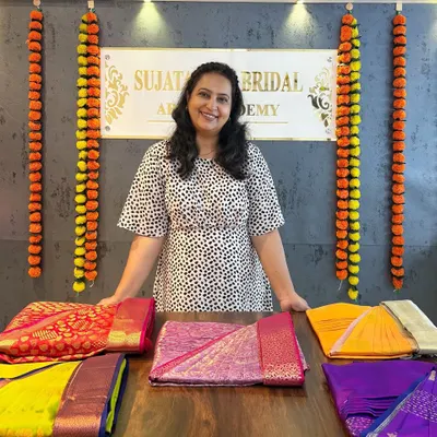 Wishing you all joy and light from my academy. I feel so blessed to be surrounded by the beauty of these silk sarees every day and to share my passion with all of you.