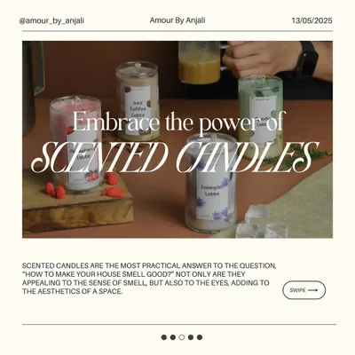 Your home deserves to smell as beautiful as it looks. This carousel post gives you tips on how to make your house smell good, starting with my favorite: scented candles.