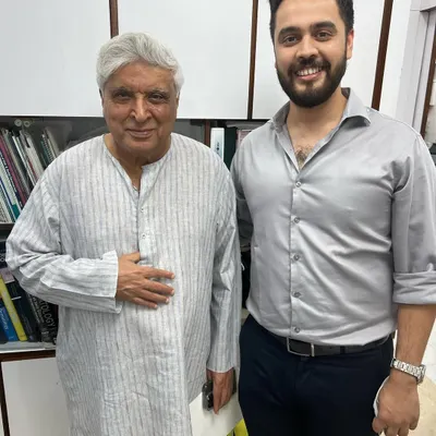 With the lyrical genius, Javed Akhtar. It is an honor to be trusted by a legend whose words have inspired so many. My goal is always to provide the highest standard of dermatological care.