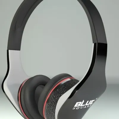 This 3D model of headphones demonstrates a clean product render ideal for e-commerce listings. We ensure every detail, from the texture of the earcups to the glossy finish of the frame, is accurately represented for a true-to-life digital twin.