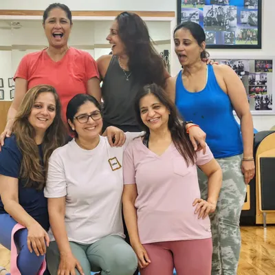 This is what it's all about: laughter, friendship, and getting stronger together. Our studio is a place where we celebrate each other's progress and have a lot of fun along the way.