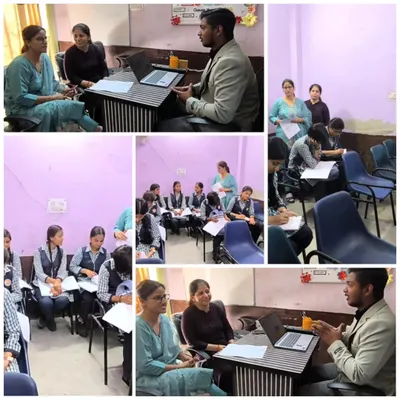 This collage captures the essence of my internship program for Class 12 girls. From group discussions to one on one mentoring, I provide a structured environment for them to learn real-world business skills.